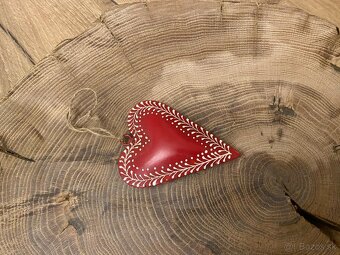 Vintage kovové srdiečko - 3