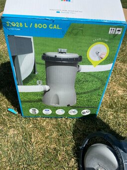 Predám kartušový filter Bestway 3028l a kryciu plachtu - 3