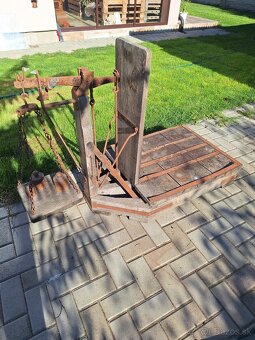 Starodávna drevená váha - 3