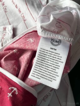 Posteľná bielizeň detská+plachta 2ks, červená, biela,Tchibo - 3