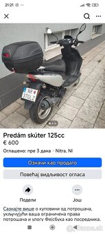 Predám skúter 125cv - 3