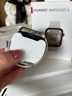 Huawei watch fit 3 moonwhite nové - 3