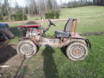 Predávam malotraktor domácej výroby motor lada 1200 - 3
