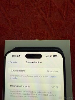 Iphone 15 pro max 1 TB modry v zaruke pouzity par dni - 3