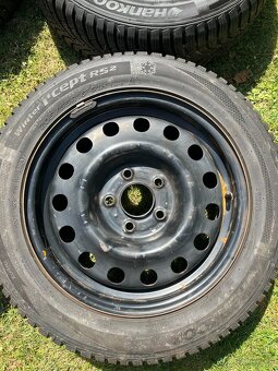 Plechové disky + zimné pneu 205/55 R16 91H M+S - 3