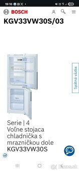 Chladnicka s mraznickou Bosch - 3