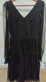 Krásne čierne šaty MOHITO veľ. S /.36 - 3