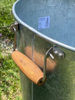 Plechový kvetináč IKEA Graslok 2ks - 3