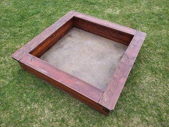 Drevené pieskovisko - 3