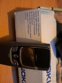 Nokia 8850 retro novy telefon titanovy - 3
