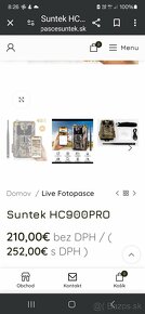 Predám špičkovú fotopascu Suntek HC 900 pro - 3