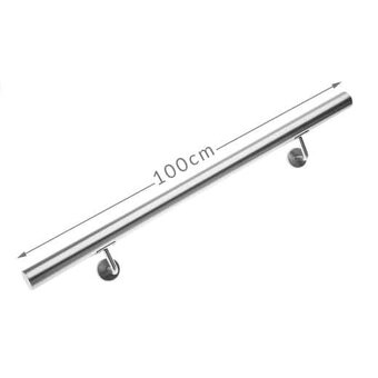 Zábradlie na stenu 42 x 1000 mm nehrdzavejúca oceľ - 3