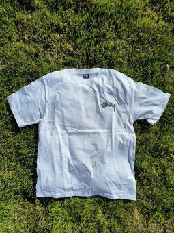 Tričko Stussy Graphic Biele L - 3