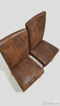 Stoličky z brúsenej kože - 3