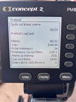 Concept2 RowErg – vyšší model - 3