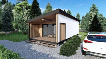 Drevodom E-home 55 - modulový, mobilný dom - 3