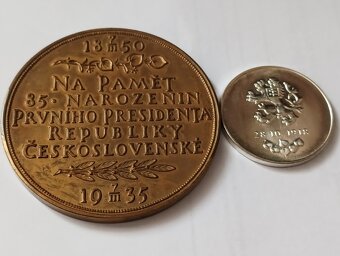 MEDAILE T,G,MASARYK 1935 - 3