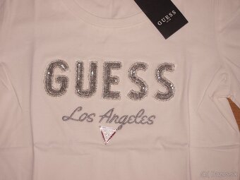 Guess dámske biele tričko - 3