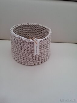 Hackovany kosik handmade - 3