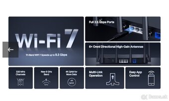 MERCUSYS MR25BE, WiFi 7 Router, BE3600 - 3