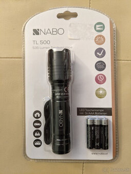 Nové rozne LED baterky, 4 ks. - 3