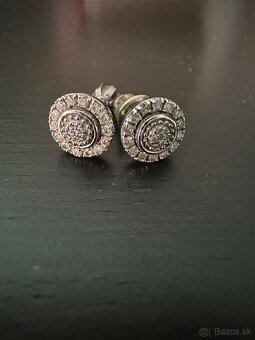 Predám diamantové náušnice - 3