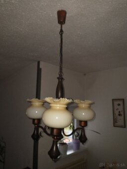Predám rustikálny luster - 3