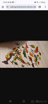 Traktory/dinosaury, zvieratka, klavir, domcek- rozne hracky - 3