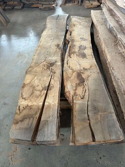 Vysušené dubové fošne, dub, 8 cm, dubové rezivo - 3