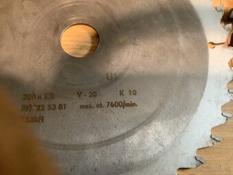 Pilový kotúč TK priemer 250/30/3;5 mmnový - 3