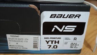 Detské korčule Bauer NS 7 YTH EU25/ 15,2cm - 3