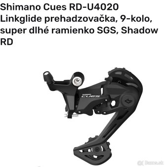 Prehadzovacka Shimano CUES RD-U4020 sgs - 3