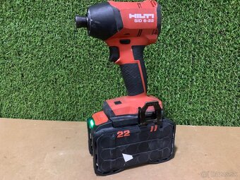 Hilti NURON AKUMULÁTOROVÝ RÁZOVÝ SKRUTKOVAČ SID 6-22 - 3