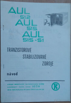 Stabilizovaný zdroj ZPA AUL512 - 3