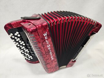 Chromaticky akordeon weltmeister romance 96b - 3