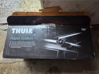 stresny nosic Thule AeroBar (120 cm) + Rapid System 757 - 3
