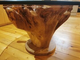 Konferenčný stolík dub koreň - 3