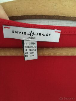 Tehotenské/dojčiace krátke šaty zn.Envie de Fraise - 3