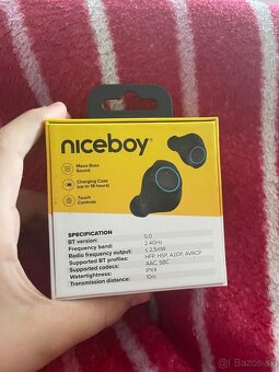 Predám bezdrôtové slúchadla niceboy hive drops 3 - 3