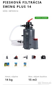 Bezpečnostné bazénové schody a piesková filtrácia - 3