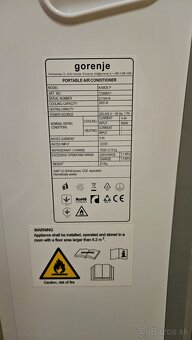 GORENJE mobilná klíma KAM26 P - 3