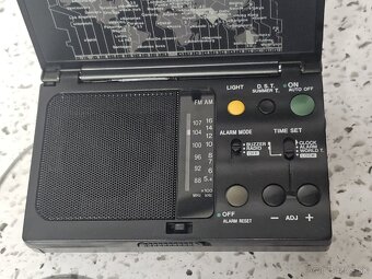 FM/AM WORLD TIME CLOCK RADIO 》SONY ICF-C1000 》 JAPAN - 3