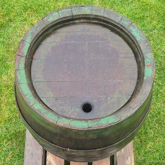 Predám drevený dubový sud - 3