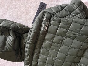 REPLAY prechodná pánska bunda s kapucňou tmavozelená M - 3