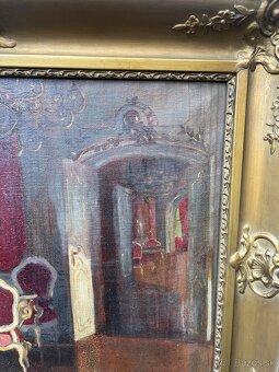 Starožitný obraz Klammer Mariska - 3