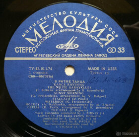 LP DANCE RHYTHMS Made in USSR TOP stav - 3