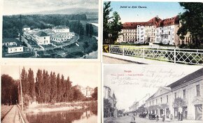 Predám delenú pohľadnicu - dlhá pošta Piešťany r. 1898 - 3