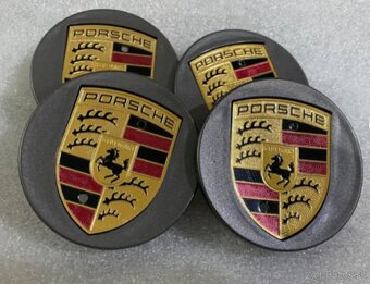 Stredové krytky Porsche 75 mm a 65 mm – nové, viacero farieb - 3