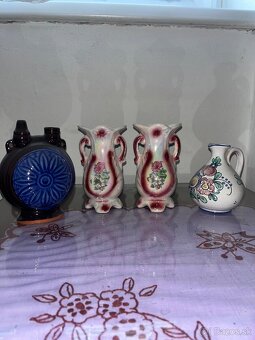 Váze sklo/porcelán keramika - 3