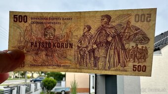 Predám 500kčs 1973 ser. U54 - 3